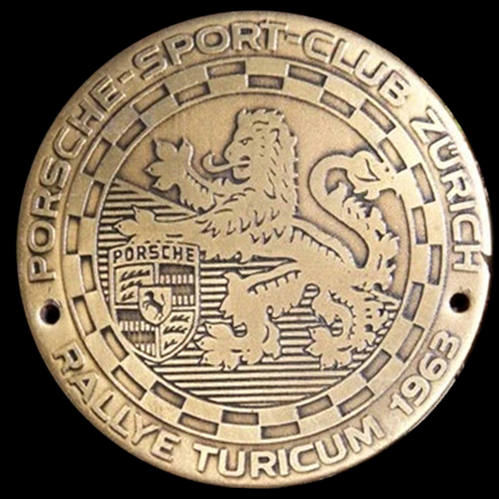 Porsche Sports Club Zurich car badge